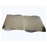 2 Matching Wave Wall Mirrors 33 x 23.5