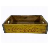 Vintage Coca-Cola Wood Crate - 18.5 x 12 x 5