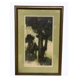 Signed & Numbered Woodcut Print