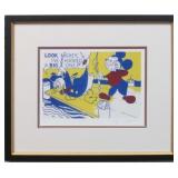 LOOK MICKEY PRINT BY ROY LICHTENSTEIN