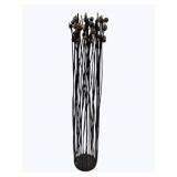 Metal Vase Decor 24"