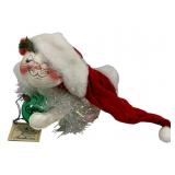 Annalee Dolls - Holiday Cat w/ ornament-10" long