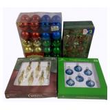4 boxes of Christmas Ornaments