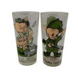 2 Vintage Tumblers Pepsi/Looney Tunes