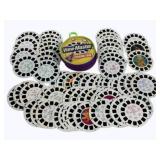64 View-Master Reels w/ Storage case