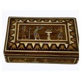 Inlaid Wood Box 2.25 x 6 x 4