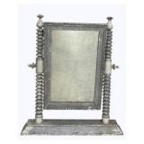 Vintage Painted Shaving Mirror 29 x 21