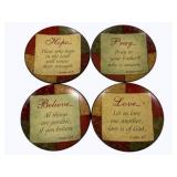 4 Decorative Plates / Wall Hangings