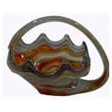 Glass Basket - 12 x 9 x 9