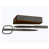 1966 Dan River 3pc Desk Set Dated 1966 - 11"