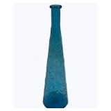 Empoli Blue Glass Genie Bottle