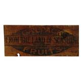 Calpack Fruits Wood Sign - 6.25 x 15