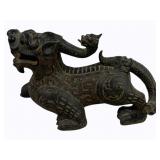 Chinese Archaistic Style Qilin Guardian Statue