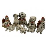 9 Dalmatian Dog Figures