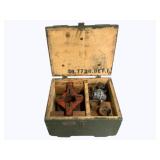 Crate w/ Pipe Threading Machine - 9 x 15 x 12