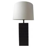 Chelsea House Leather Mahogany Yuma Lamp 31"