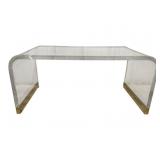 Chelsea House Waterfall acrylic coffee table