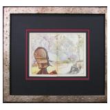 ORIGINAL 1946 DON QUIXOTE A LA MANCHA ILLUSTRATION