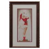 PINUP CHRISTMAS HOLLY ALBERTO VARGAS