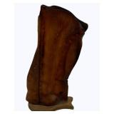 Leather Statue 21 x 11 x 5