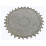 Heisey Lariat Platter w/ Cut Pattern 14"