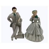 Florence Ceramics Pair Figurines 6.5"