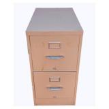 Metal 2 Drawer File Cabinet 29 x 15 x 25