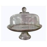 Glass Dome Cake Plate 12 x 12