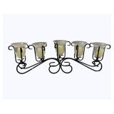 5 Light Metal Candelabra 8 x 26