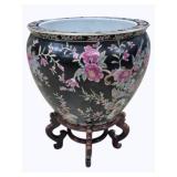 Large Oriental Jordaneire on Stand