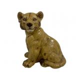Ceramic Lion Figure - 11.5" tall