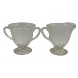 Vintage Hazel Atlas Sugar & Creamer Set