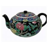 Oriental Teapot - 8.5 x 5 (as is, chipped spout)