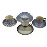 4 Cups & Saucers