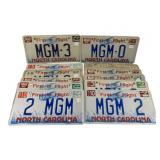 12 Metal License Plates 6 x 12