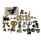 Assorted Brooches & Pins