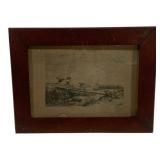 Vintage Framed Print 10 x 14