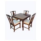 Lane 5 Piece Chippendale Game Table Set