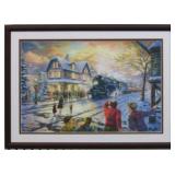 ALL ABOARD GICLEE BY THOMAS KINKADE