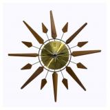 Vintage Sears Mid-Century Starburst Wall Clock