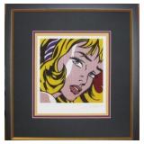 GIRL WITH RIBBON GICLEE BY ROY LICHTENSTEIN