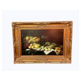 Framed Canvas Artwork w/ COA 36 x 49