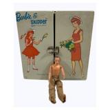 1964 Barbie/Skipper Case w/ Vintage Doll
