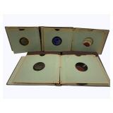 5 Vintage Record Books
