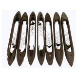 7 Primitive Weaving Shuttles - 17" long