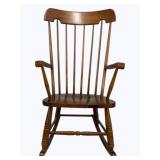 Vintage Wooden Rocker 42 x 22 x 27