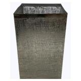 Metal Vase - 10" tall