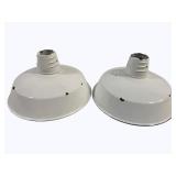 2 Vintage Industrial Shades 15"