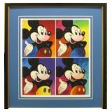 MICKEY MOUSE SUITE OF 4 GICLEE BY PETER MAX