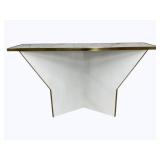 Wildwood Marble Top Console Table - 37 x 60 x 16